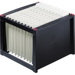 helit H6110092 Hängekorb max. 40Mappen DIN A4 schwarz/rot