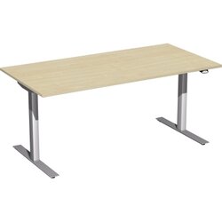 Geramöbel S-08F1608-AS Elektro-Hubtisch 160x80x65-125cm ah/si