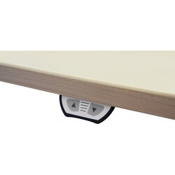 Geramöbel Schreibtisch Elektro-Flex 1.800 x 650-1.250 x 800 mm (B x H x T)