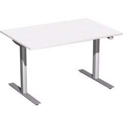 Geramöbel S-08F1208-WS Elektro-Hubtisch 120x80x65-125cm ws/si