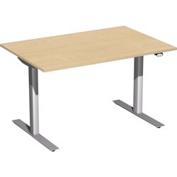 Geramöbel S-08F1208-BS Elektro-Hubtisch 120x80x65-125cm bu/si