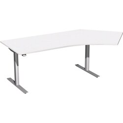 Geramöbel S-08F1616-WS Elektro-Hubtisch rechts ws/si 