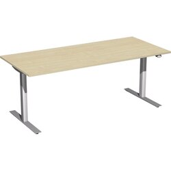 Geramöbel S-08F1808-AS Elektro-Hubtisch 180x80x65-125cm ah/si