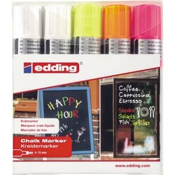 edding 4-4090-5999 Kreidemarker 4090 4-15mm farbig 5St./Pack