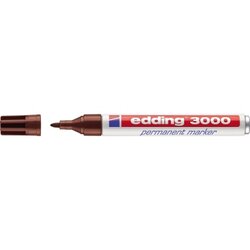 edding 4-3000007 Permanentmarker 3000 1,5-3mm Rundspitze br