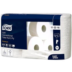 Tork 110316 Toilettenpapier Premium 3lagig weiß 8 Rl./Pack.