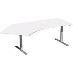 Geramöbel S-08F1615-WS Elektro-Hubtisch links ws/si 