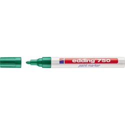 edding 4-750004 Lackmarker 750 2-4mm Rundspitze permanent grün