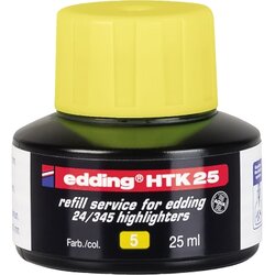 edding 4-HTK25005 Nachfülltusche HTK25 25ml gelb 