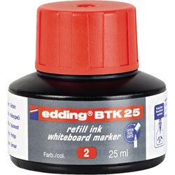 edding 4-BTK25002 Nachfülltusche refill-service 25ml rot