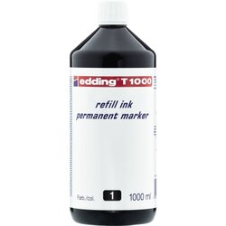 edding 4-T1000001 Nachfülltusche T1000 1.000ml schwarz