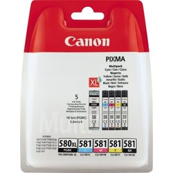 Canon 2078C007 Tintenpatrone PGI580/CLI581 sw/c/m/y 5St.