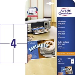 Avery Zweckform C32252-25 Postkarte 148x105mm 25St. 