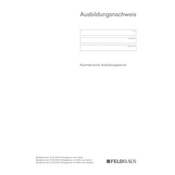 Neutralware 114210500 Ausbildungs-Nachweis Einlageblock+Kartonhefter