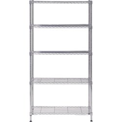 ALBA MOBI5M Alba Regal 5Böden 200x90x35 chrom