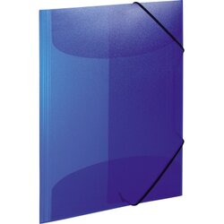 HERMA 19507 Sammelmappe A4 PP transluzent d.bl 3 St./Pack.