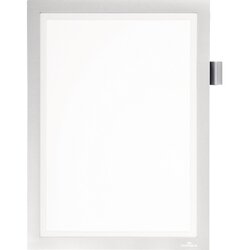 DURABLE 498923 Informationsrahmen DIN A4 magnetisch silber