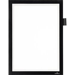 DURABLE 498901 Informationsrahmen DIN A4 magnetisch schwarz