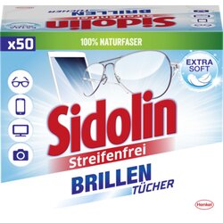 Sidolin 663429 Brillenputztuch 50 St./Pack. 