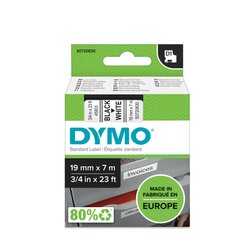 DYMO® Schriftbandkassette D1 19 mm x 7 m (B x L) weiß