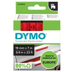 DYMO® Schriftbandkassette D1 19 mm x 7 m (B x L) rot
