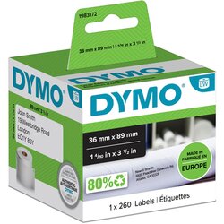 DYMO® 1983172 Adressetikett 36x89mm ws 260 St./Rl.
