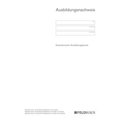 Neutralware 114211100 Ausbildungsnachweis Einlageblock ohne Hefter