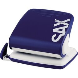 Sax 0-418-14 Bürolocher für 25 Blatt blau 
