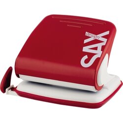 Sax 0-418-13 Bürolocher für 25 Blatt rot 