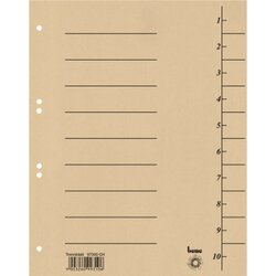 Bene 97300CH Trennblatt A4 Karton chamois 100 St./Pack.