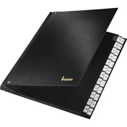 Bene 75116SW Pultordner A-Z PP schwarz 