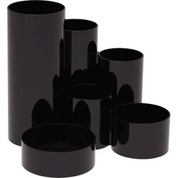 MAUL 4115590 Stifteköcher tubo 6Fächer sw 