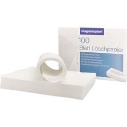 magnetoplan® 12296 Löschpapier Papier creme100 Bl./Pack.