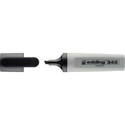 edding 4-345012 Textmarker 345 2,5mm Keilspitze silbergrau