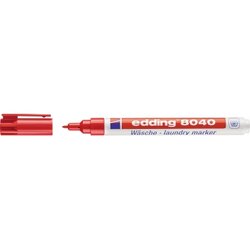 edding 4-8040002 Wäschemarker 8040 1mm Rundspitze rot