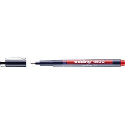 edding 4-180005002 Feinschreiber 1800 profipen 0,5mm rot