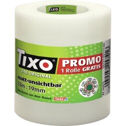 TIXO 56131-00000-00 Tixo Klebeband 19mmx33m unsichtbar 3 St.