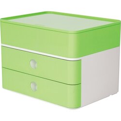 HAN 1100-80 Schubladenbox SMART-BOX PLUS ALLISON 2 Schubladen grün