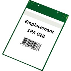 DJOIS 170105 Kennzeichnungstasche Neodym A4 gn 5 St./Pack.
