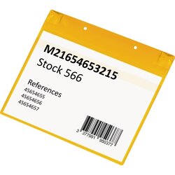 DJOIS 170114 Kennzeichnungstasche Neodym A4 ge 5 St./Pack.