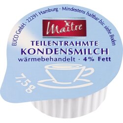 Maitre 6269 Kondensmilch 4% 7,5g 240St