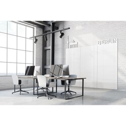 magnetoplan® Whiteboard Infinity Wall X weiß