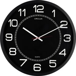UNILUX 400094568 Wanduhr Mega 57,5cm Kunststoff sw