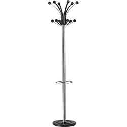 UNILUX 400095393 Garderobenständer Hakea 176cm 12Haken co/sw