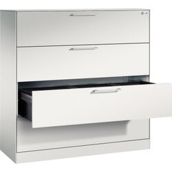 C+P 146021413S10037 Hängeregistraturschrank Asisto A4 3bahnig lgr/lgr