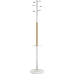 UNILUX 400095392 Garderobenständer ACCESS 175cm weiß/Buche
