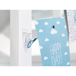 tesa® Haken Powerstrips® transparent Deco