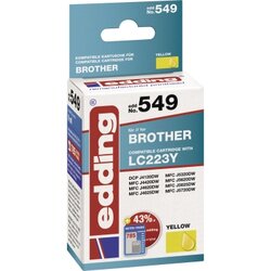 edding 18-549 Tintenpatrone wie Brother LC223 gelb