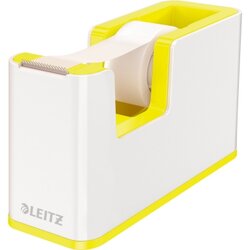 Leitz 53641016 Tischabroller WOW bis 19mmx33m PS ws/ge +Klebeband