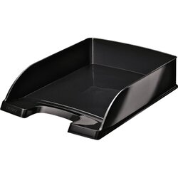 Leitz 52263095 Briefablage WOW Plus DIN A4 stapelbar PS schwarz